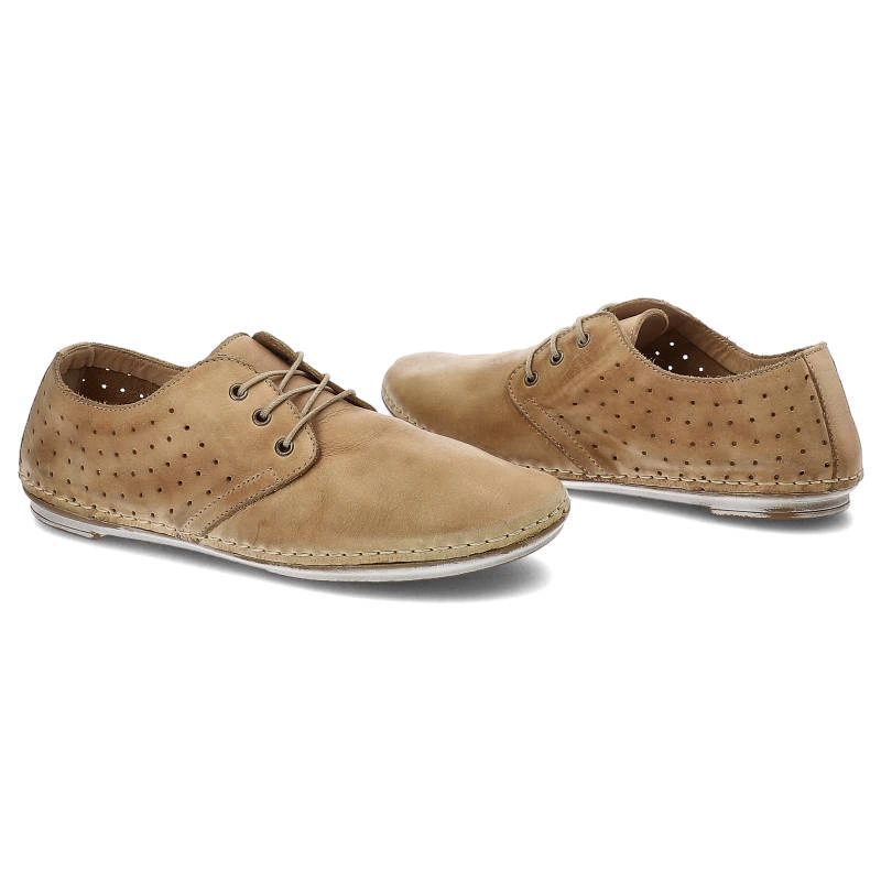 Halbschuhe CARINII - B1643 Beige